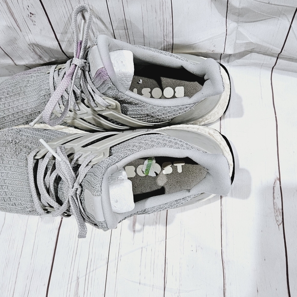 MEN'S ADIDAS ULTRA BOOST GREY SIZE 9 - Picture 6 of 9